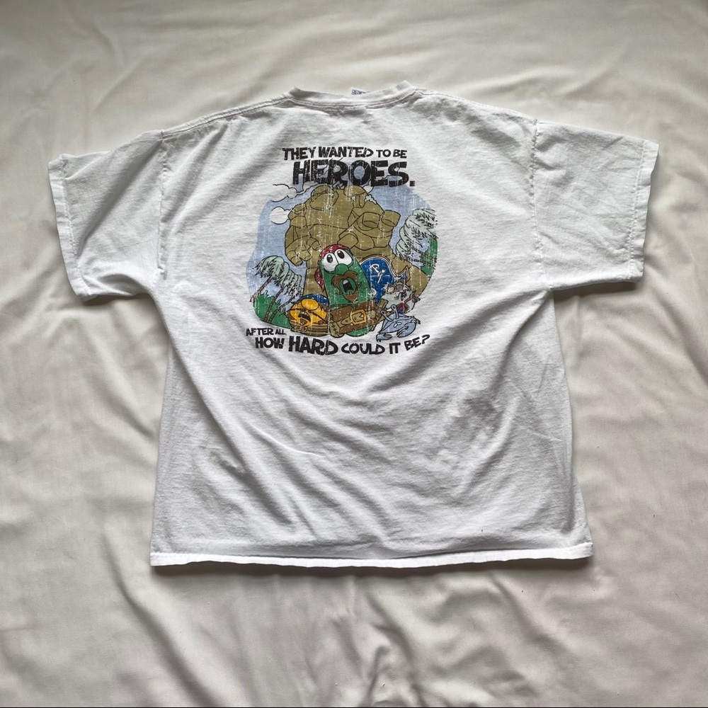 Retro VeggieTales Double Sided Promo T-shirt